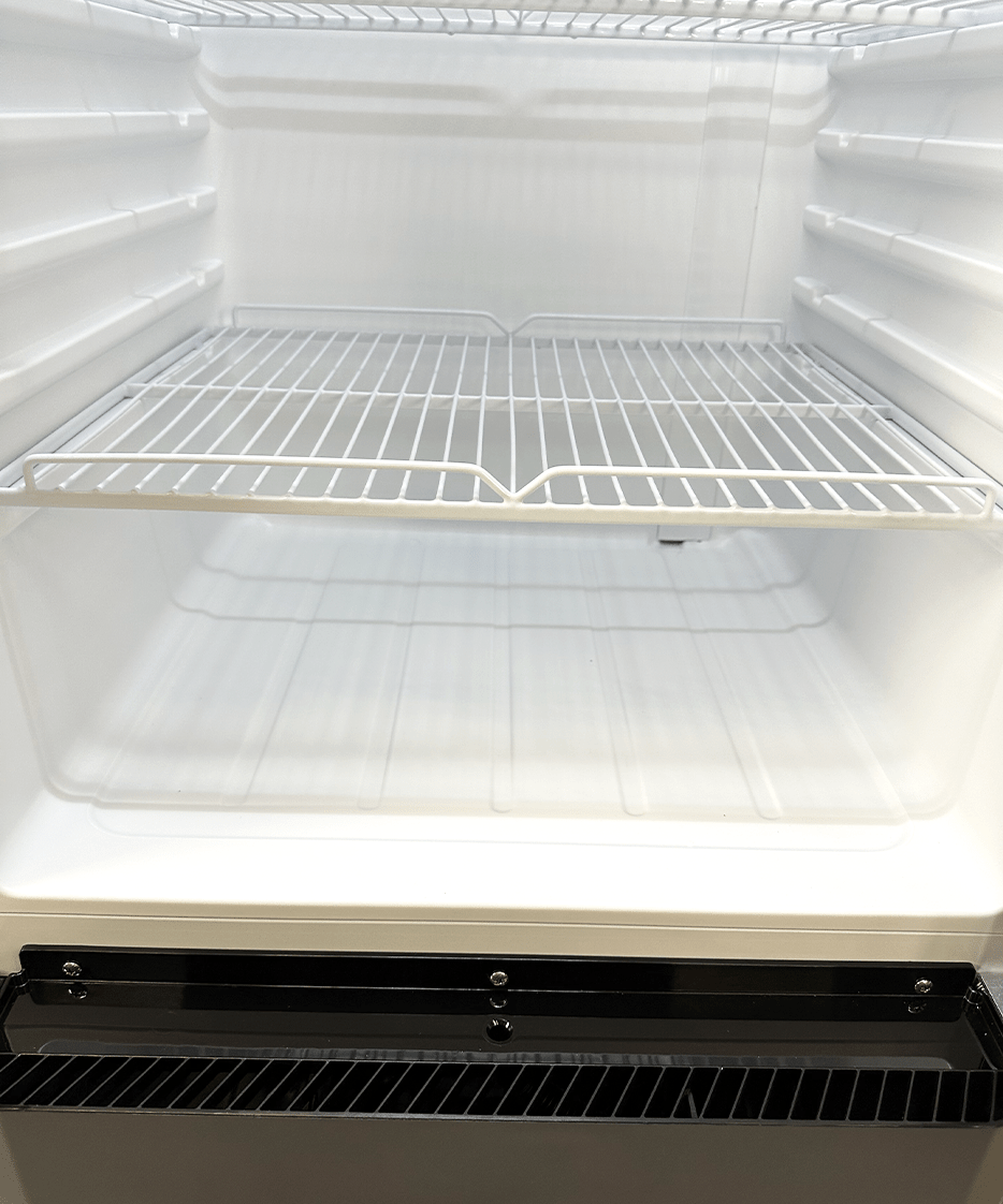 Glasdeur Koelkast | Laag Model | 240L | Zwart | +1°C/+10°C | Geforceerd | Wielen | 540x560x1525(h)mm