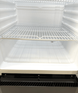 Glasdeur Koelkast | Laag Model | 240L | Zwart | +1°C/+10°C | Geforceerd | Wielen | 540x560x1525(h)mm