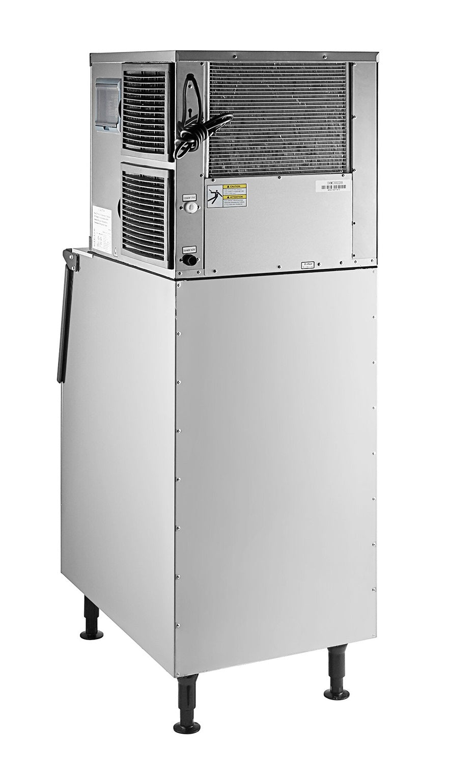 IJsblokjesmachine | Volle Ijsblokjes | 225kg/24u | Bunker 170 kg | Luchtgekoeld | 803x832x1715(h)mm