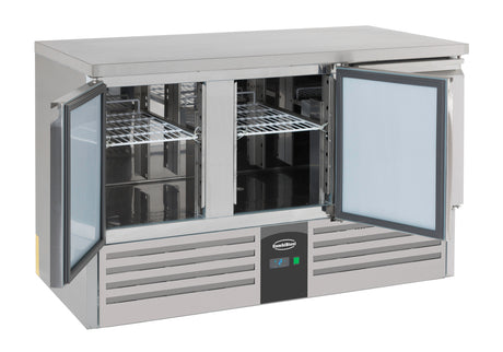 Koelwerkbank | 400L | 3 Deuren | +2°C/+8°C | Statisch met ventilator | 1365x700x875(h)mm
