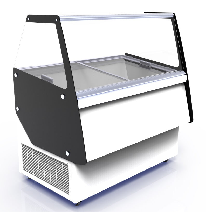 Schepijsvitrine | IBIZA | Energiezuinig | 358L | 8x 5L | -14°C/-24°C | Statisch | 1194x842x1285(h)mm
