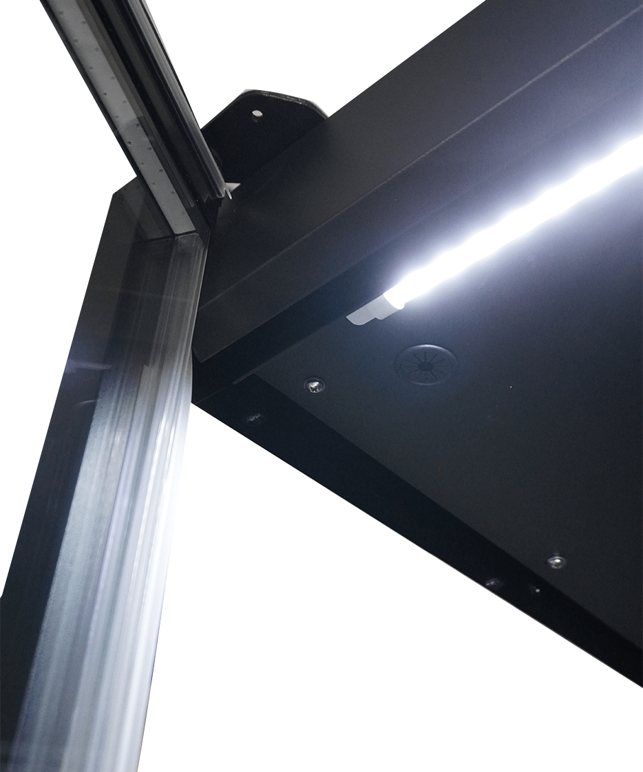 Wandkoeling Marco | Zwart | Draaideuren | 1939L | +2°C/+8°C | Geforceerd | 5 Etages | 1935x740x2010(h)mm