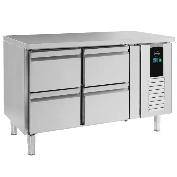 Combisteel Koelwerkbank | Energy Line | 190L | 4 laden | +2°C/+8°C | Geforceerd | 1360x700x860(h)mm | 7450.5040