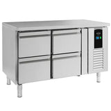 Combisteel Koelwerkbank | Energy Line | 190L | 4 laden | +2°C/+8°C | Geforceerd | 1360x700x860(h)mm | 7450.5040