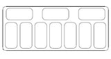 Schepijsvitrine | CURACAO | Energiezuinig | 454L | 10x 5L | -15°C/-22°C | Statisch | 1447x825x1257(h)mm