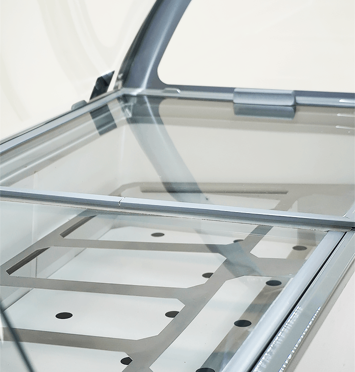Schepijsvitrine | CURACAO | Energiezuinig | 454L | 10x 5L | -15°C/-22°C | Statisch | 1447x825x1257(h)mm
