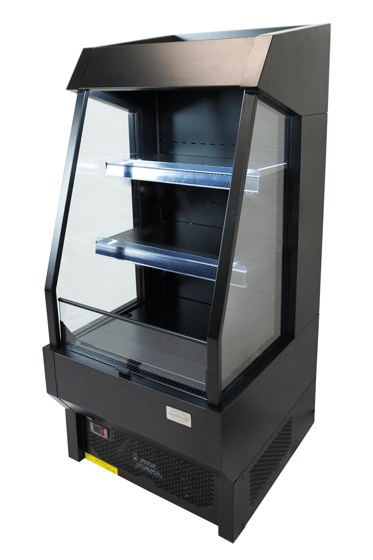Wandkoeling zwart | +1°C/+7°C | Geforceerd | Open | Intern Nachtgordijn | 660x710x1470(h)mm