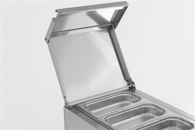 Gekoeld saladette | 1x 1/1 GN | +2°C/+8°C | Statisch met ventilator | 435x700x870(h)mm