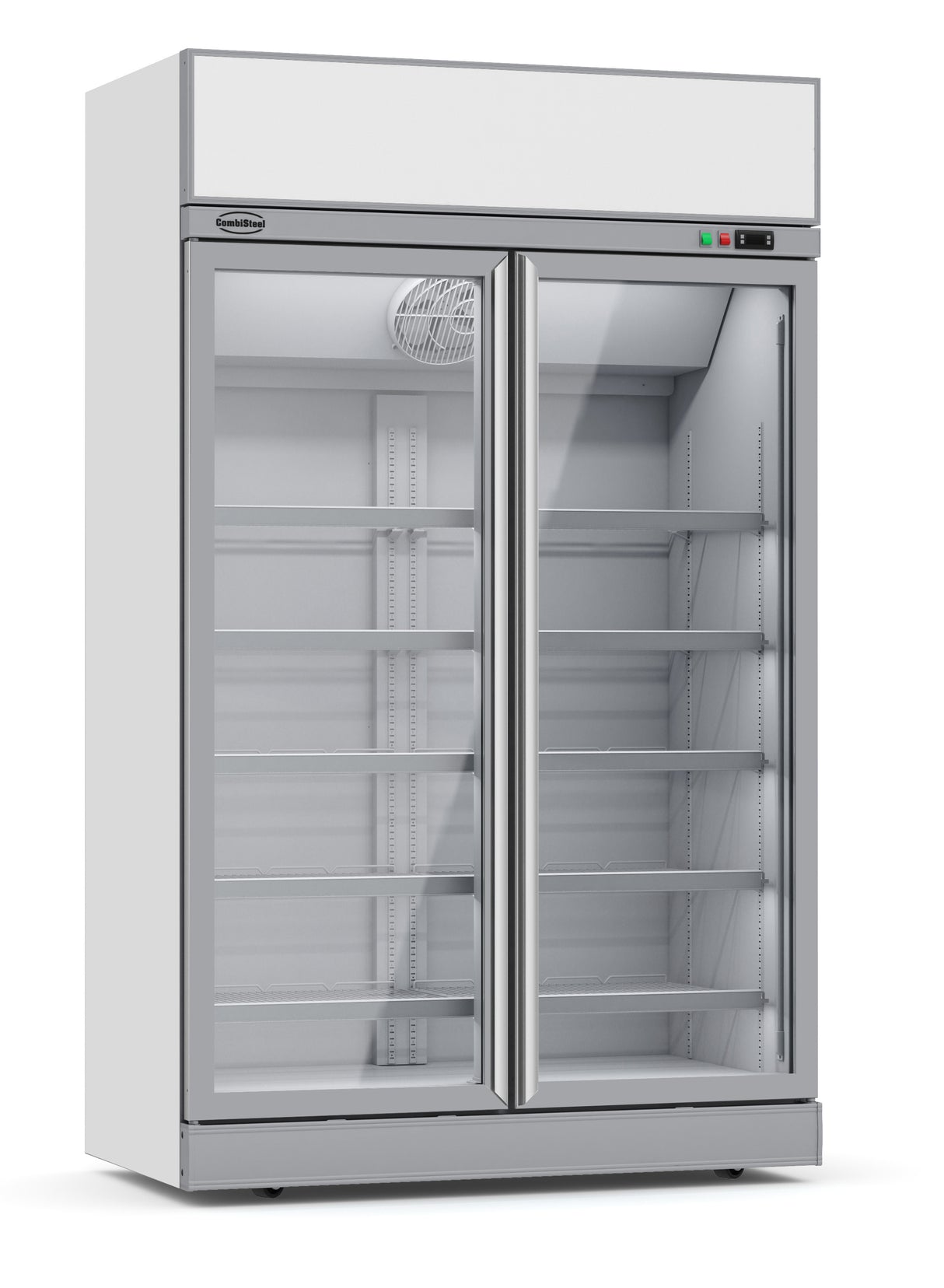 Glasdeur Vrieskast | Wit | 960L | 2 deuren | -18°C/-22°C | Geforceerd | 1235x710x2092(h)mm