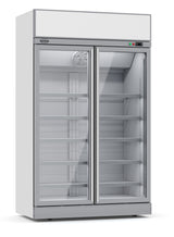 Glasdeur Vrieskast | Wit | 960L | 2 deuren | -18°C/-22°C | Geforceerd | 1235x710x2092(h)mm