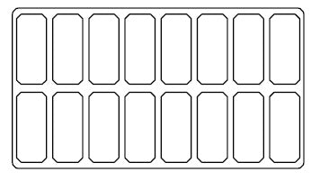 Schepijsvitrine | HAWAI | Energiezuinig | 630L | 16x 5L | -14°C/-24°C | Statisch | 1590x1195x1335(h)mm