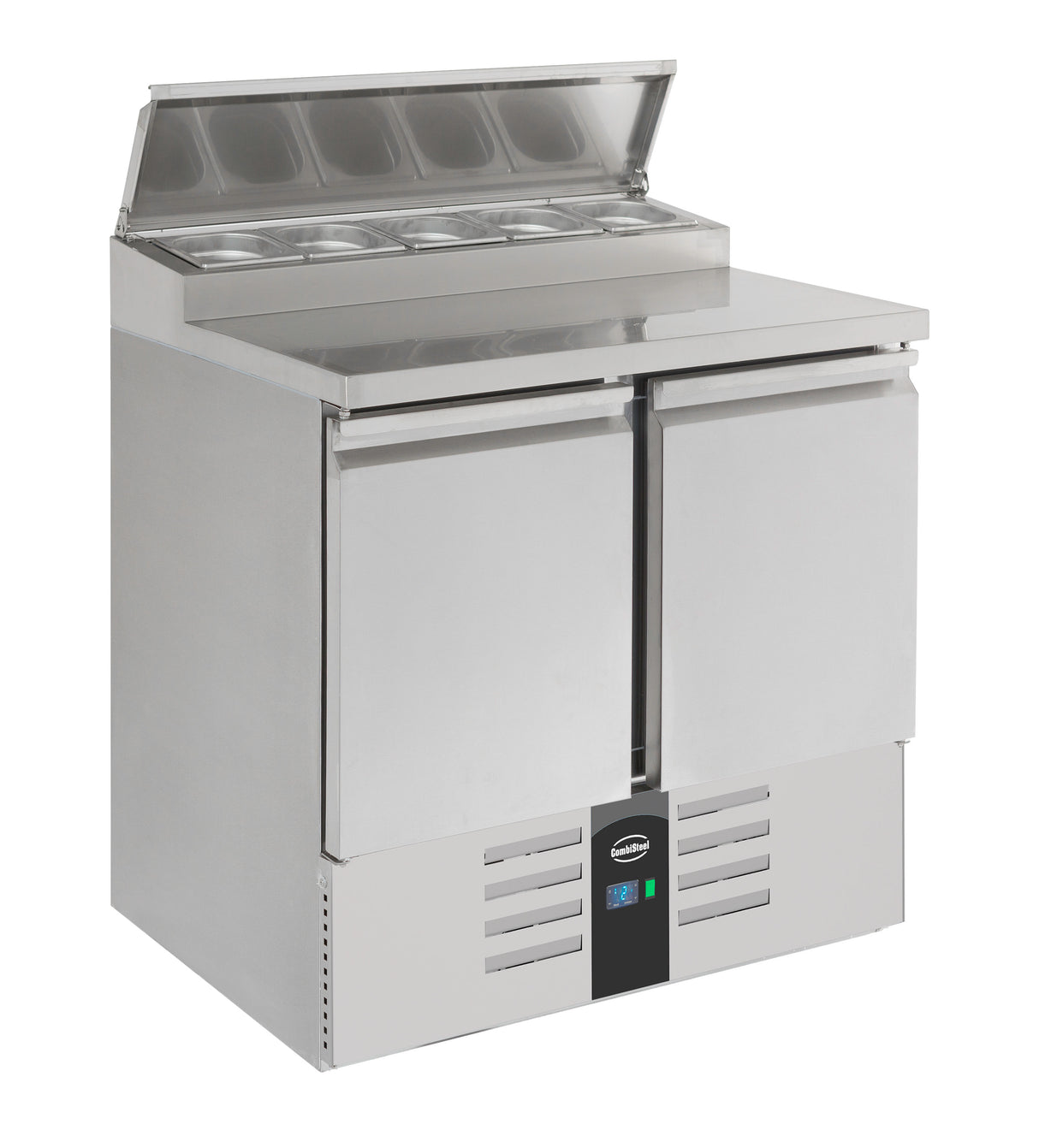Gekoeld saladette | 5x 1/6 GN | +2°C/+8°C | Statisch met ventilator | 900x700x870(h)mm