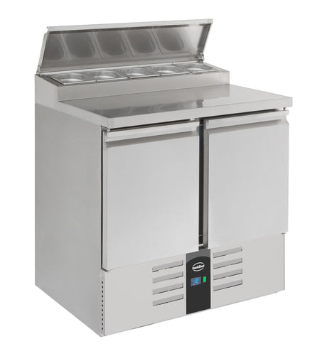 Gekoeld saladette | 5x 1/6 GN | +2°C/+8°C | Statisch met ventilator | 900x700x870(h)mm