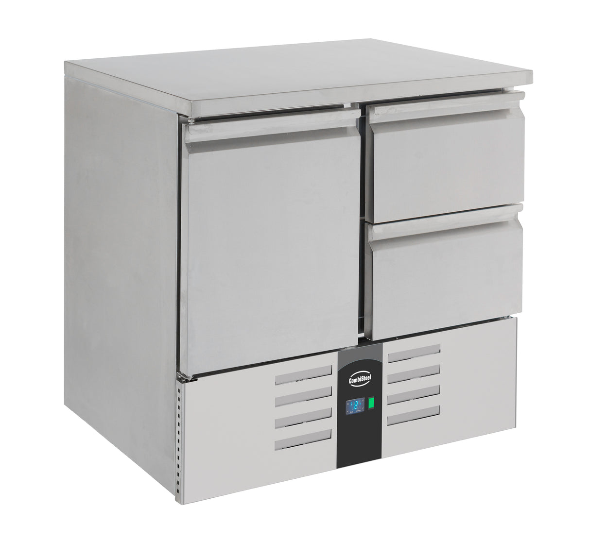 Koelwerkbank | 257L | 1 Deur met 2 Laden | +2°C/+8°C | Statisch met ventilator | 900x700x875(h)mm