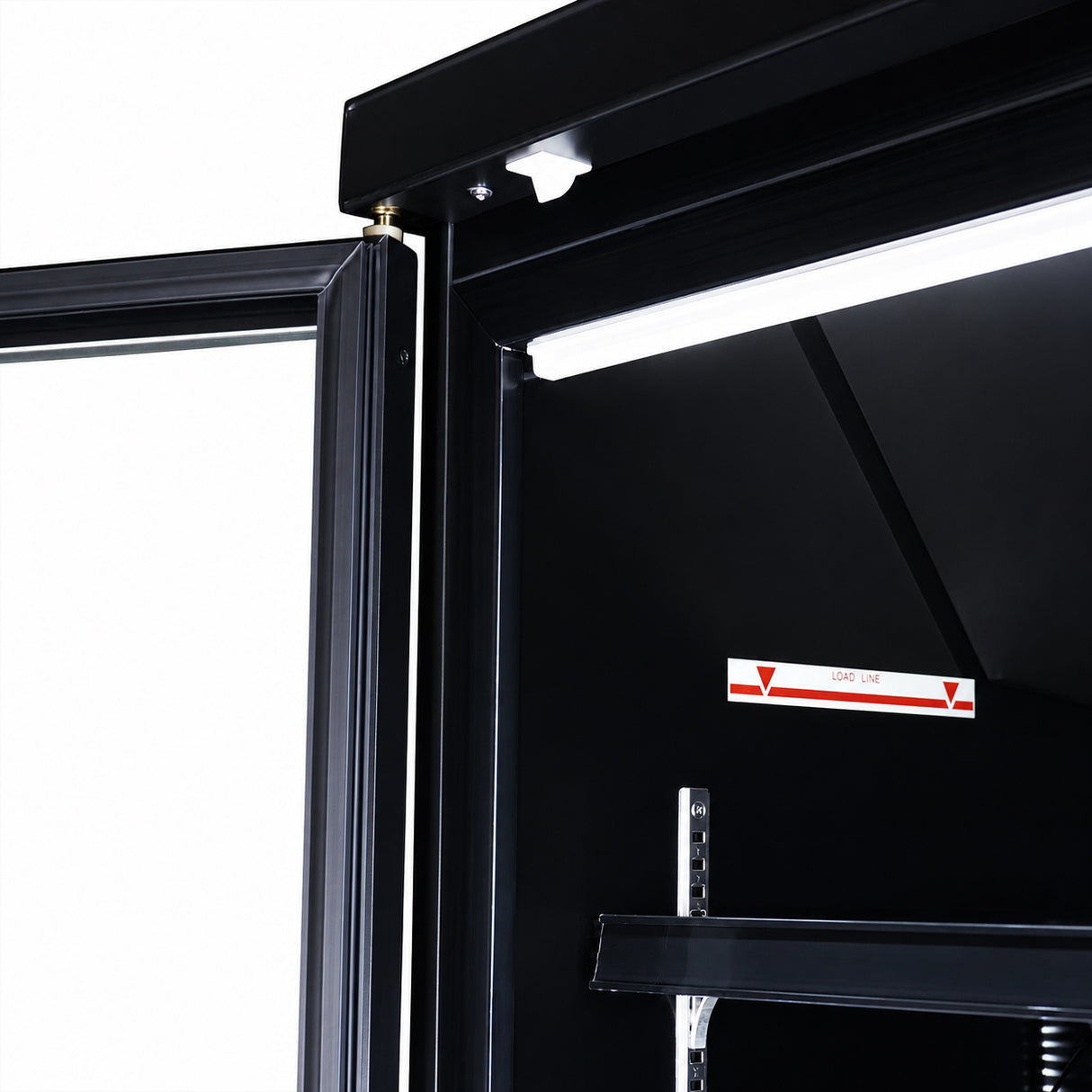 Glasdeur Vrieskast Zwart | 2120L | 4 Deuren | -18°C/-22°C | Geforceerd | 2550x775x2090(h)mm