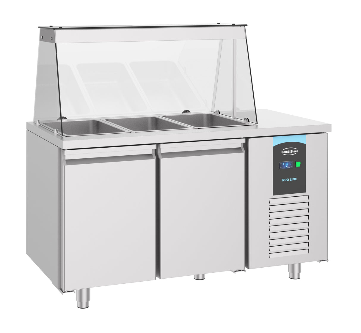 Gekoeld saladette | 3x 1/1 GN | -2°C/+8°C | Geforceerd | 1400x700x850(h)mm