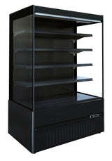 Wandkoeling Jamie | Zwart | +2°C/+8°C | Geforceerd | 5 Schappen met Nachtgordijn | 1310x665x1920(h)mm