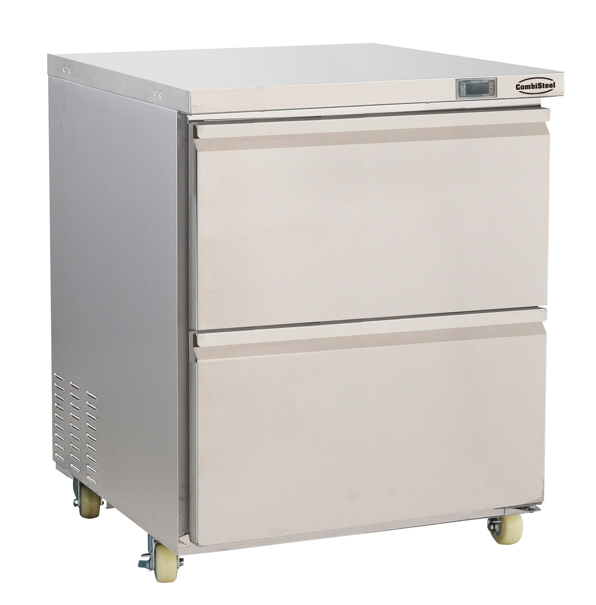 Koel-/Vrieskast | 185L | RVS | -18°C/-21°C & +1°C/+4°C | Geforceerd | 2 Laden (GN) | 705x785x850(h)mm
