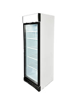 Drankenkoeling Wit | 382L | Glasdeur | +4°C/+10°C | Statisch + Ventilator | 595x650x2000(h)mm