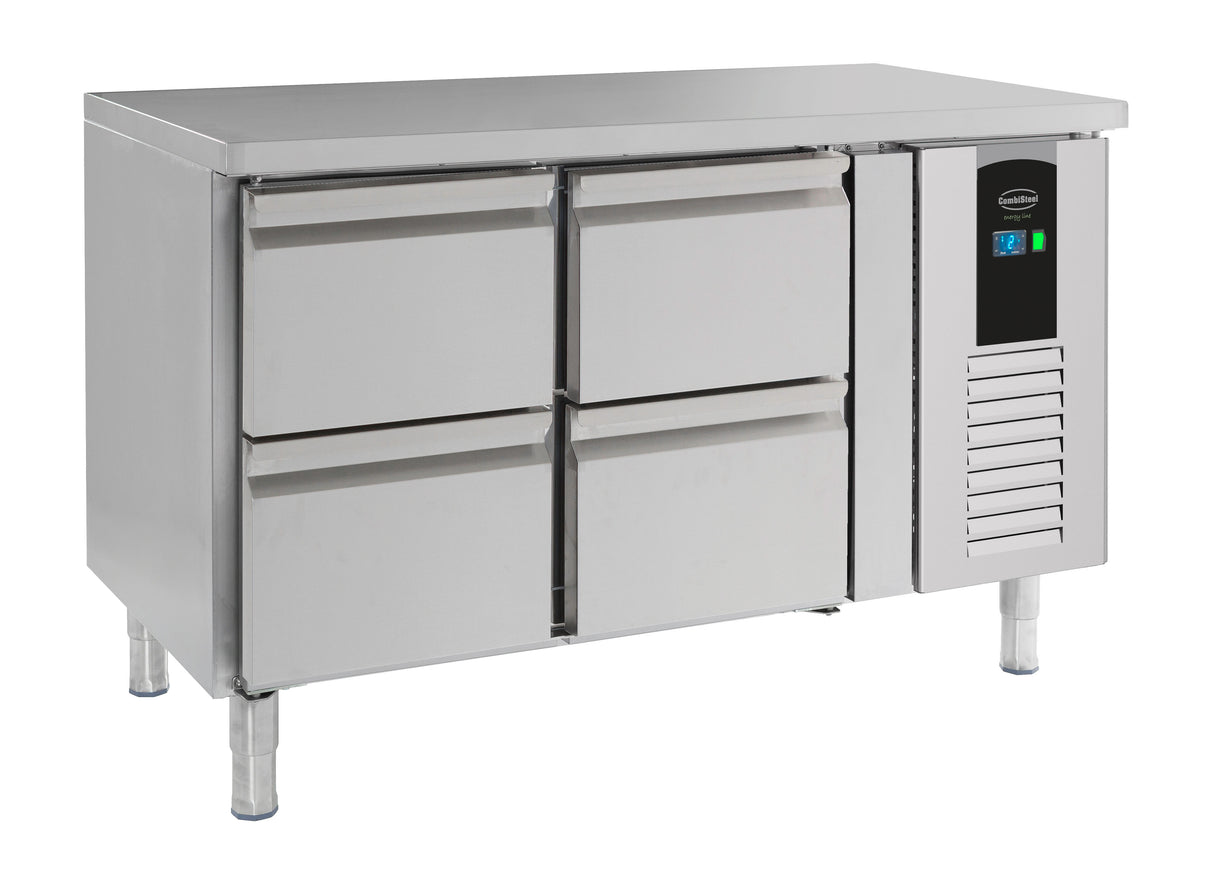 Koelwerkbank | Energy Line | 190L | 4 laden | +2°C/+8°C | Geforceerd | 1360x700x860(h)mm