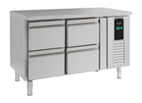 Koelwerkbank | Energy Line | 190L | 4 laden | +2°C/+8°C | Geforceerd | 1360x700x860(h)mm