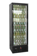 Barkoeler Hoog | Zwart | 293L | 1 Glasdeur | +2°C/+10°C | Geforceerd | 600x515x1820(h)mm