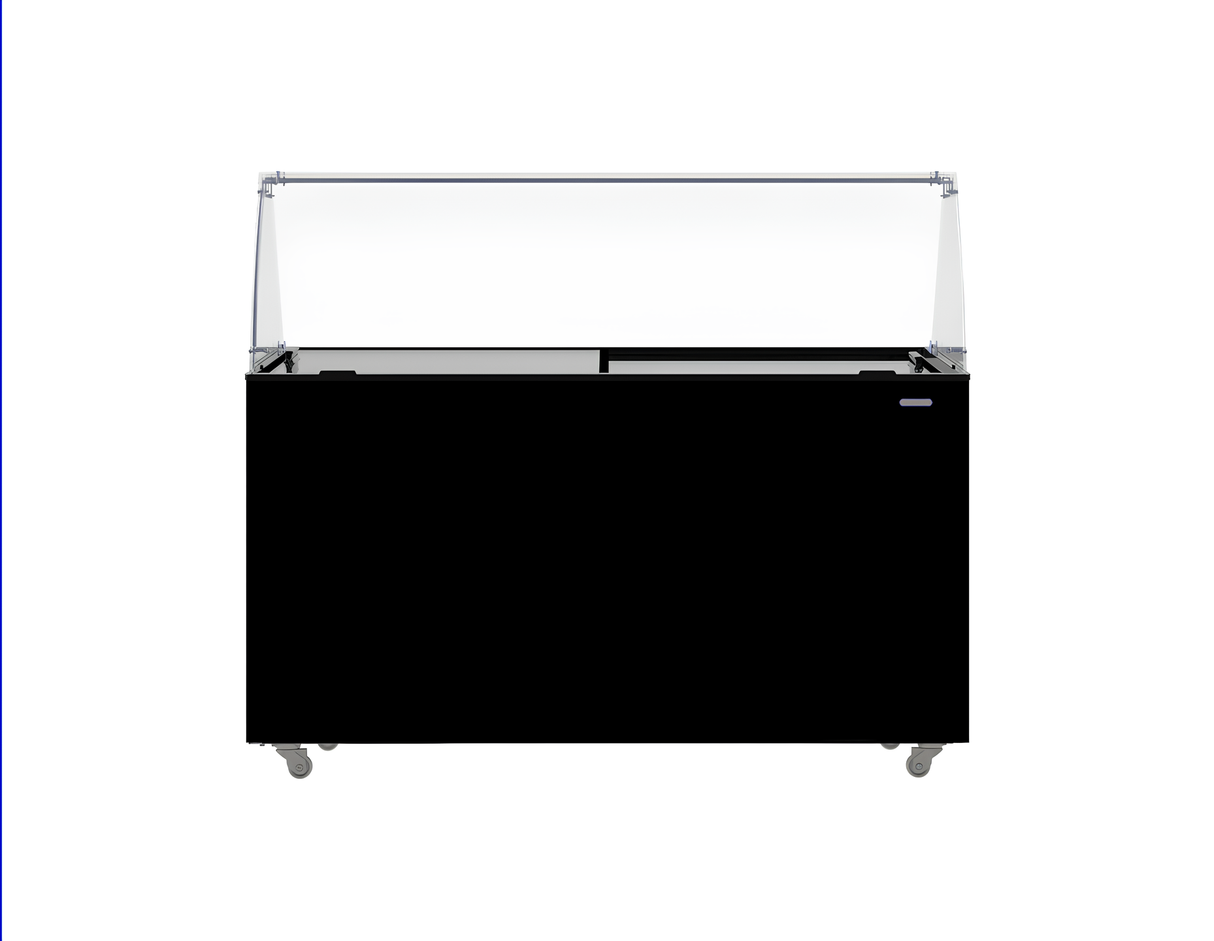 Schepijsvitrine TENERIFE | Energiezuinig | 454L | 10x 5L | -14°C/-24°C | Statisch | Gekoelde Reserve | 1439x727x1229(h)mm