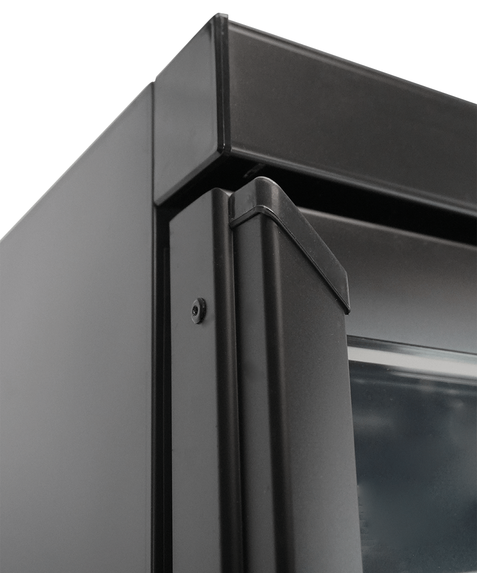 Glasdeur Koelkast | 500L | Zwart | 0°C/+10°C | Geforceerd | 620x705x2050(h)mm