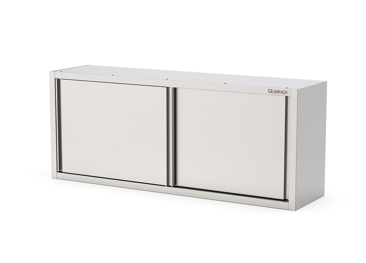 RVS Wandkast met schuifdeuren | 1000x400x650(h)mm