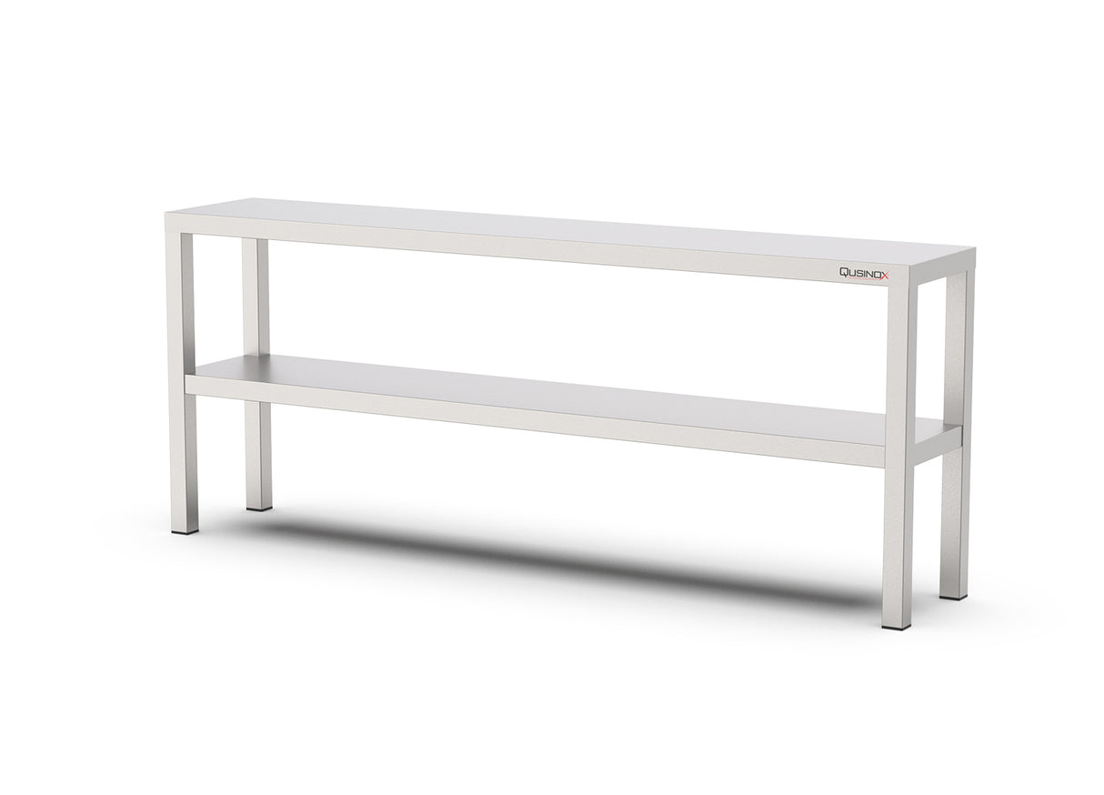 RVS Etagere | 2 Etage | 1600x300x650(h)mm
