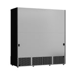 Glasdeur Koelkast Zwart | 1530L | 3 Deuren | 0°C/+10°C | Geforceerd | 1880x710x1997(h)mm