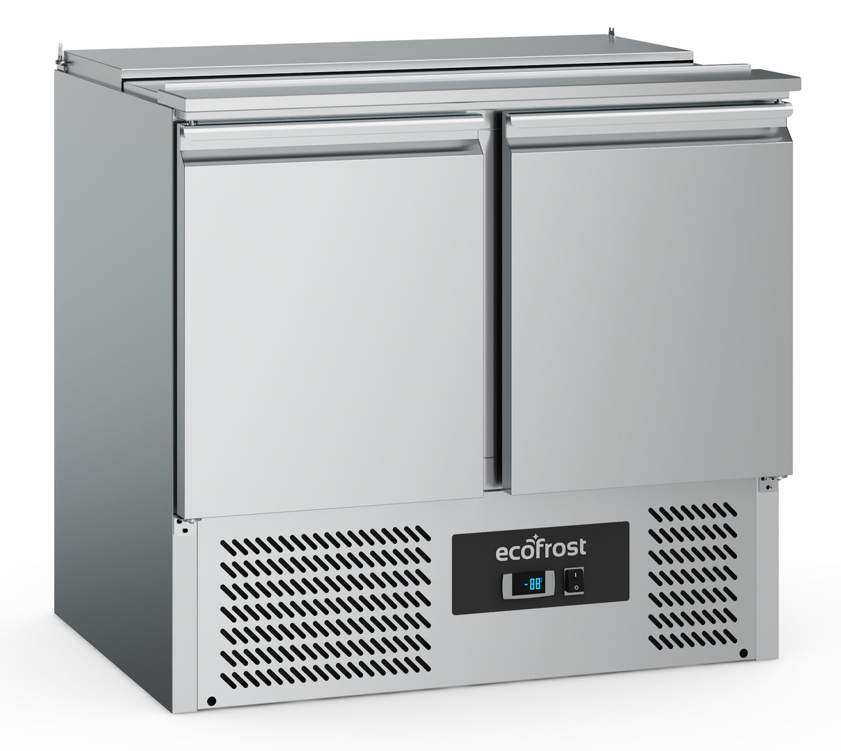 Gekoeld saladette | 2x 1/1 GN + 3x 1/6 GN | +2°C/+8°C | Statisch met ventilator | 900x700x870(h)mm