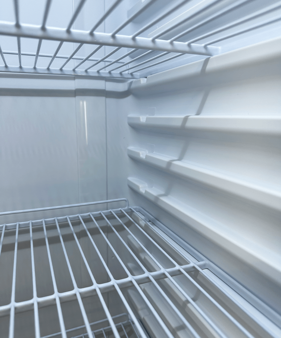 Glasdeur Koelkast | 280L | Zwart | +1°C/+10°C | Geforceerd | Wielen | 540x560x1725(h)mm