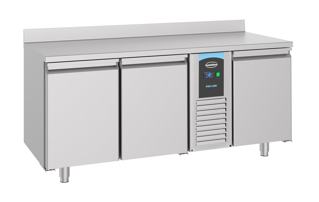 Koelwerkbank | ENERGY LINE | 474L | 3 Deuren (1/1 GN) | -2°C/+8°C | Geforceerd | Achteropstand | 1785x700x860(h)mm