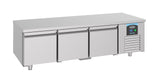 Koelwerkbank PRO LINE | Laag Model | 280L | 3 Deuren | -2°C/+8°C | Geforceerd | 1600x700x600(h)mm
