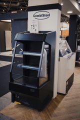 Wandkoeling zwart | +1°C/+7°C | Geforceerd | Open | Intern Nachtgordijn | 660x710x1470(h)mm