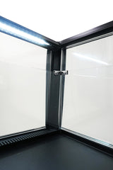 Koeleiland | Zwart | 87L | +2°C/+8°C | Geforceerd | 772x833x930(h)mm