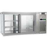Gebaksvitrine | 150L | RVS | +3°C/+8°C | 2 Schappen | 1110x510x550(h)mm