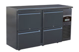 Barkoelkast | 350L | Zwart | 0°C/+10°C | Geforceerd | 4 Laden | 1462x513x860(h)mm