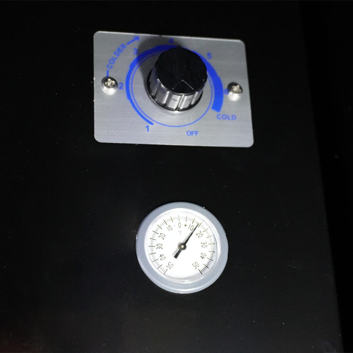 Glasdeur Koelkast Zwart | 1065L | 3 Glasdeuren | +1°C/+10°C | Geforceerd | 1600x610x1973(h)mm