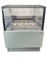 Schepijsvitrine KOMODO | 189L | 6x 5L | -16°C/-18°C | Geforceerd | 910x880x1300(h)mm