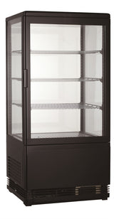 Koelvitrine | 68L | Zwart | 0°C/+12°C | 4 Niveaus | 428x386x885(h)mm