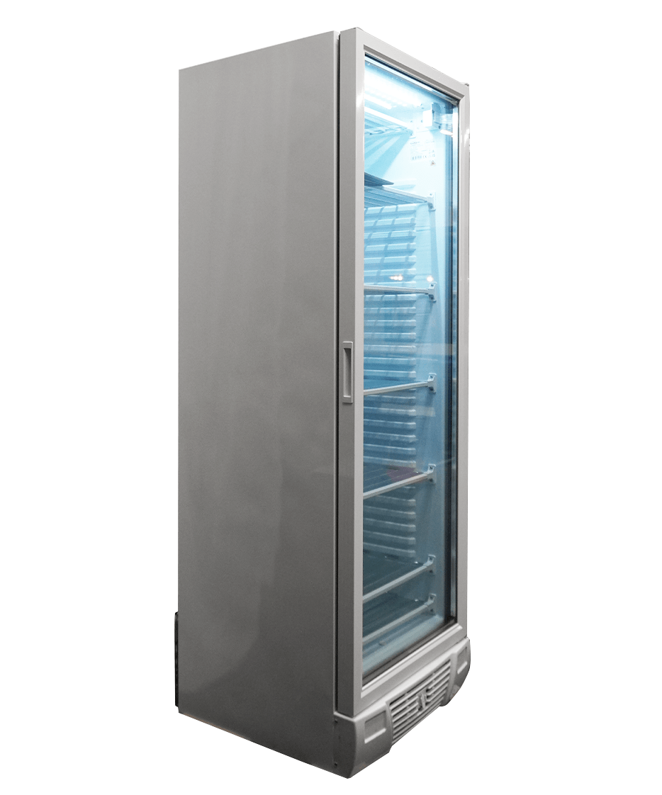 Glasdeur Vrieskast | Wit | 382L | 1 Deur | -18°C/-24°C | Statisch | 640x670x1875(h)mm