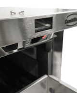 Koel-/Vrieskast | 185L | RVS | -18°C/-21°C & +1°C/+4°C | Geforceerd | 2 Laden (GN) | 705x785x850(h)mm