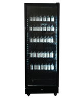 Drankenkoeling | 400L | Zwart | +2°C/+10°C | Statisch | Wielen | 650x595x1795(h)mm