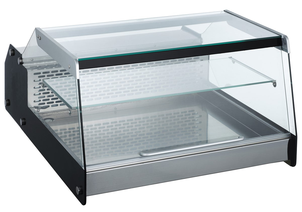 Koelvitrine | 128L | Zwart | +2°C/+12°C | 2 Niveaus | 685x874x419(h)mm