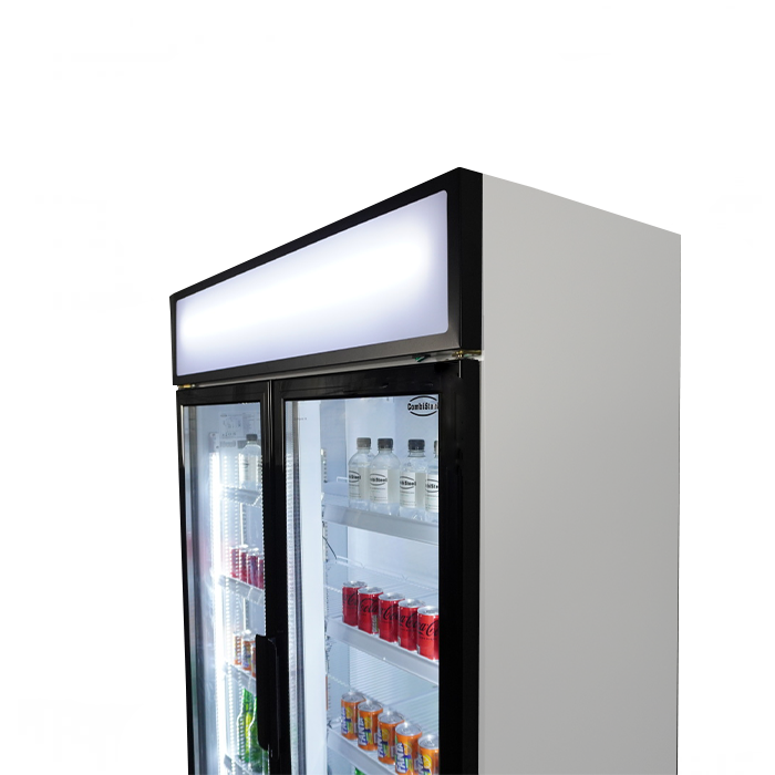 Glasdeur Koelkast Wit | 740L | 2 Glasdeuren | +1°C/+10°C | Geforceerd | 1120x610x1973(h)mm