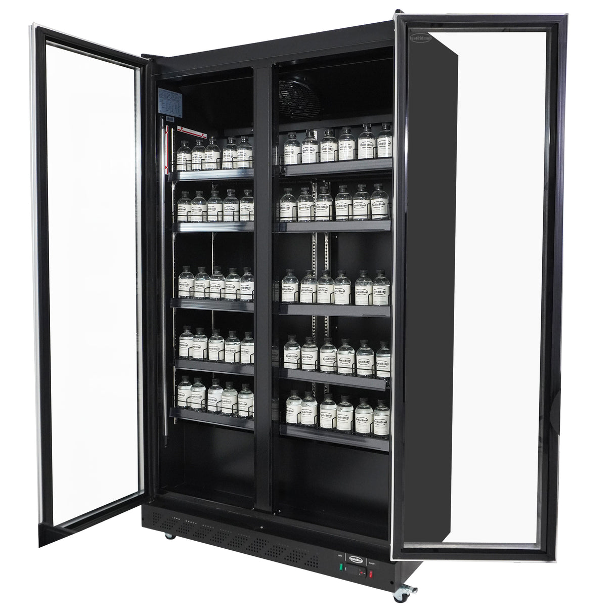 Glasdeuren Koelkast Zwart | 758L | 0°C/+10°C | Geforceerd | 1100x600x1980(h)mm