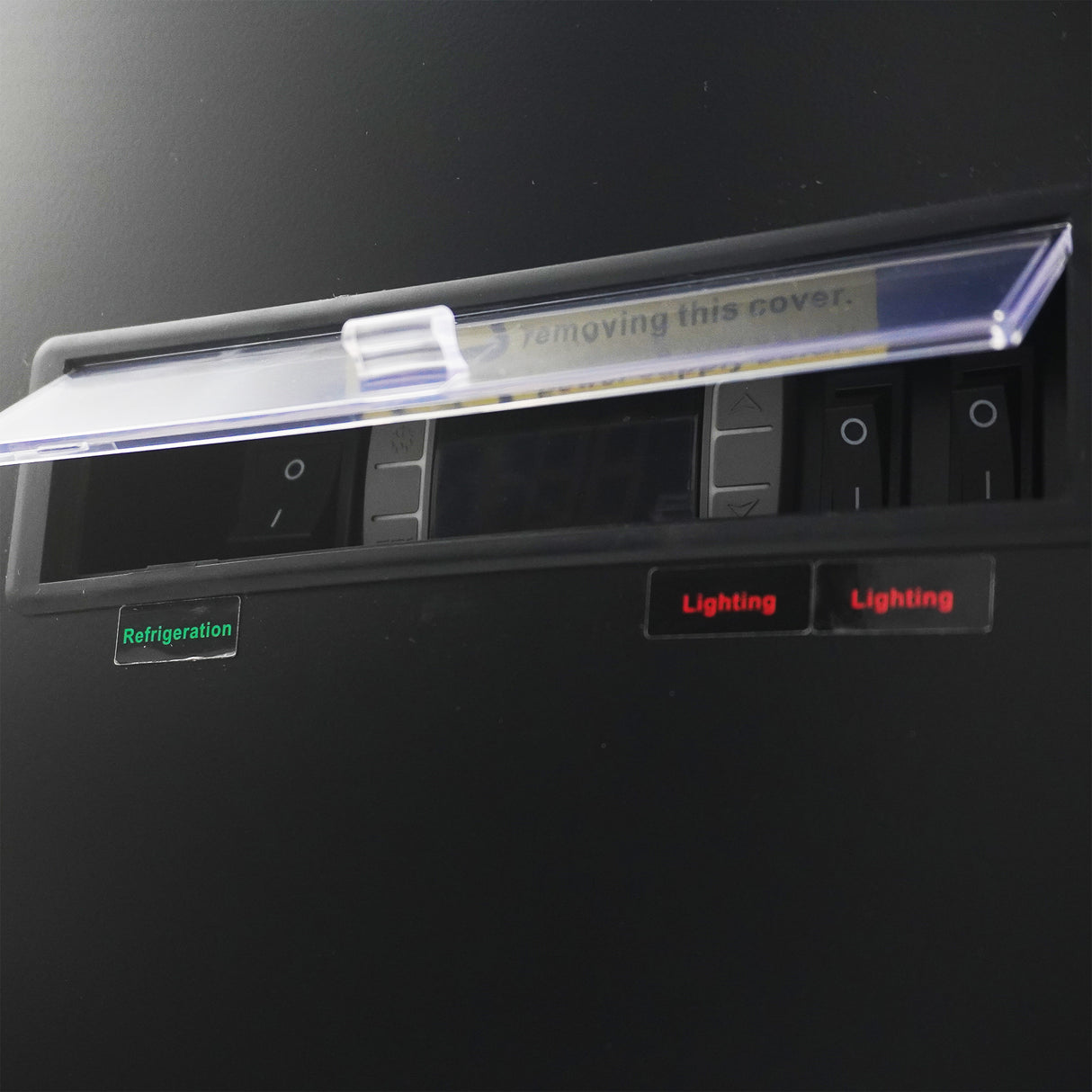 Wandkoeling Maikel | Zwart | -1°C/+5°C | Geforceerd | Schuifdeuren | Wielen | 1310x740x1500(h)mm
