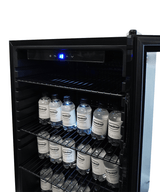 Drankenkoeling | Zwart | 150L | 1 Glasdeur | +3°C/+10°C | Statisch | 540x539x847(h)mm